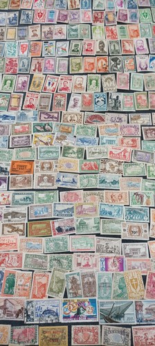 LOT DE + DE 1000 TIMBRES DES COLONIES & AFRIQUE OBLIT CHARNIERES - VOIR PHOTOS - Foto 7 di 24