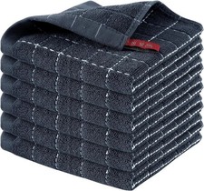 Terry Tea Towels 100% Egyptian Cotton Dish Cleaning Kitchen Cloth Hanging Set UK