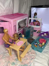 Barbie 3-in-1 DreamCamper Vehicle With 3 Dolls, Pets, Boat, Pool & Accessories