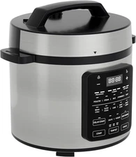 Electric Pressure Cooker 6 Quart Stainless Steel Multi Cooker Electric for Press