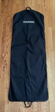 Chanel Black Canvas Garment Bag Long Dress/Gown/Coat Travel Storage 62”x23” WOW!