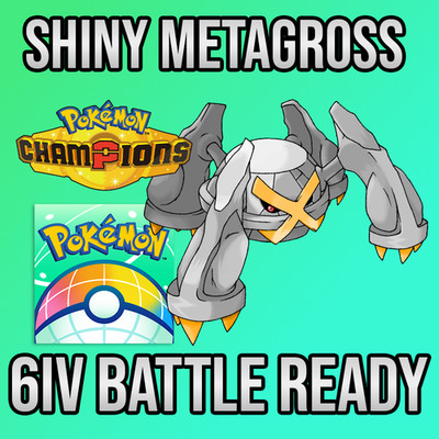  6IV SHINY Metagross Battle Ready  POKEMON HOME Pokemon Champions 