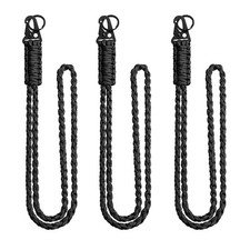 3X Heavy Duty Paracord Lanyard Necklace Strap Braided Keychain Lanyard Parachute