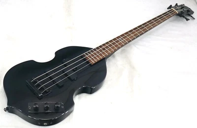 GrassRoots G-JV-58 Black ESP Metal Rock 1995 Violin Bass Vintage Guitar Japan - image 1 of 4