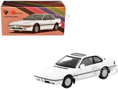 HONDA PRELUDE (BA4) RHD WHITE 1/64 DIECAST MODEL BY TARMAC WORKS