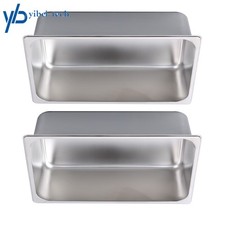 2Pack 6 Inch Deep Full Size Steam Table Pans Non-Stick Standard Kitchen Utensils