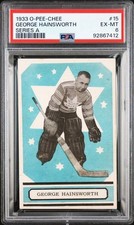 1933 O-pee-chee 15 George Hainsworth Series A Psa 6 Nscc Pickup Ok