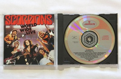 Scorpions World Wide Live Compact Disc CD Early Press USA
