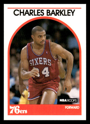 -CS- 1989-90 NBA Hoops - #110 Charles Barkley (B) *Free Shipping* 76ers