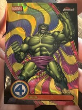 Topps Finest 2026 Fantastic Four Hulk Black-light Rare Refractor #’d /50