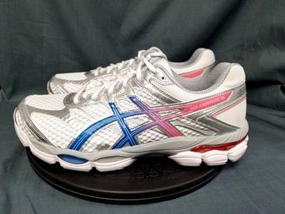 ASICS Gel-Cumulus 16 White Pure Silver Blue Men's Size 7.5 NEW NO