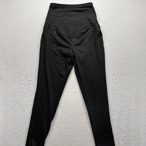 Women's Black High Waist Leggings Size Medium - Picture 2 of 12