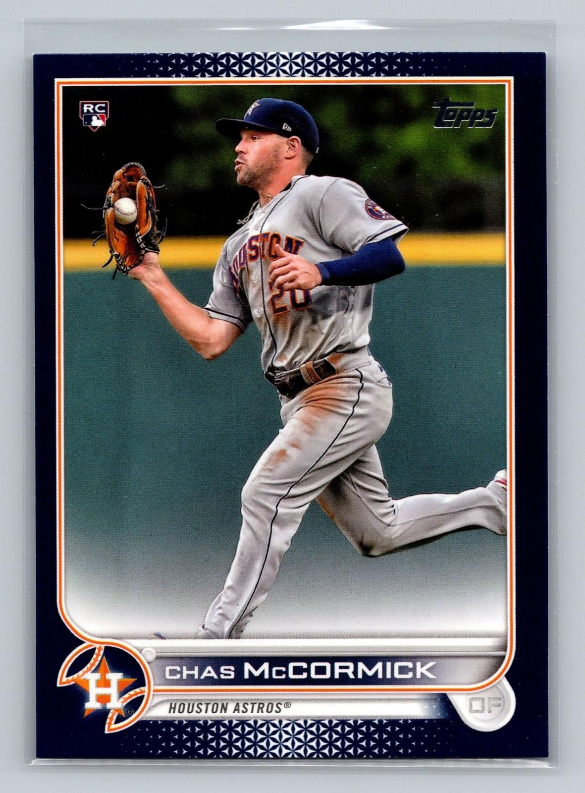 2022 Topps #135 Chas McCormick Royal Blue RC
