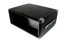 PROCRAFT 4U 16" Deep Rack Case in Black Carpet Wrap - Side Handle w/ Rack Screws