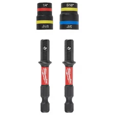 Milwaukee Tool 49-66-4565 Shockwave Impact Duty Quik-Clear 2-In-1 Magnetic Nut