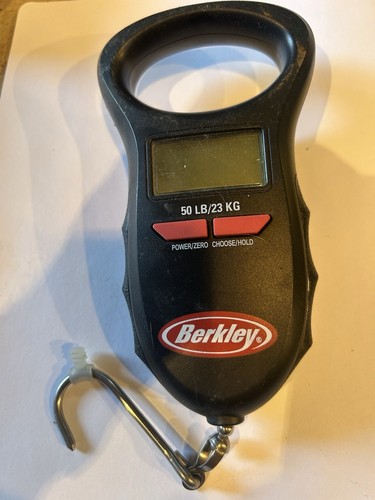 Berkley 50 LB/ 23 KG Digital Fishing Scale. Works Great, Ready to Use.