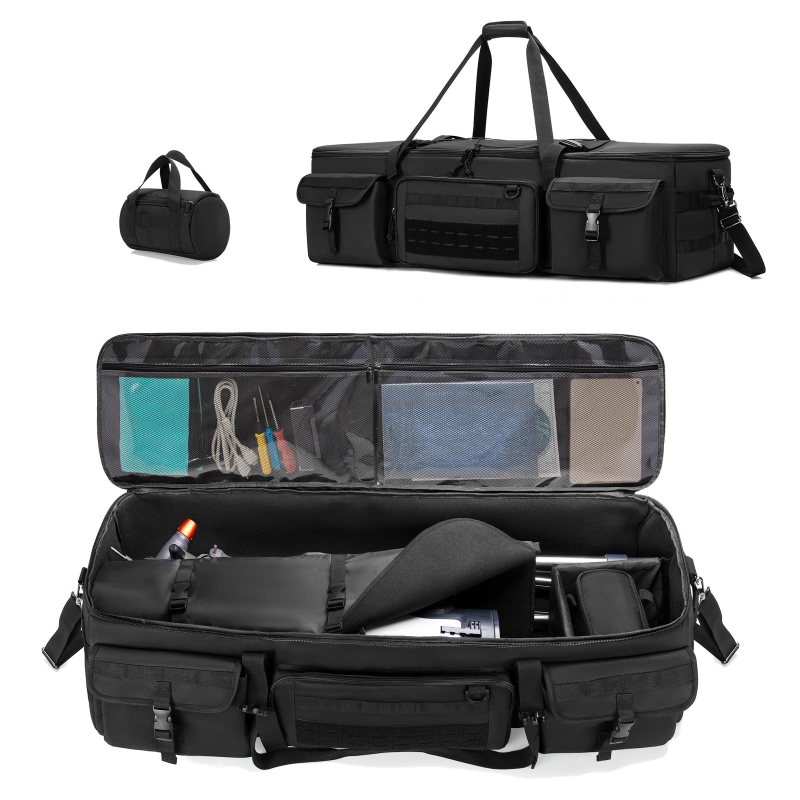 Large Telescope Carrying Case, Soft Pad Telescope Travel Bag