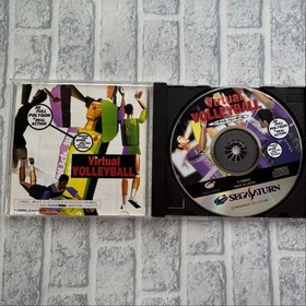 Defective Instructions torn Sega Saturn Soft Virtual Volleyball SS