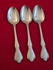 Lot Of 3 Oneida CHATEAU Oneidacraft Deluxe Stainless Teaspoons Flatware