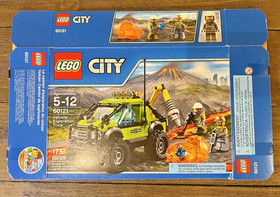LEGO City: Volcano Exploration Truck 60121 Complete w/ Figs & Box, No Manual
