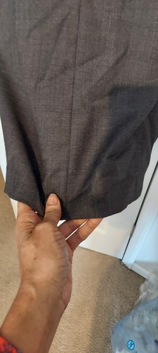 Traje Sacari 2 Piezas Hombre 44L 38X42 Gris Lana 3 Botones Doble Ventilación - Imagen 11 de 12