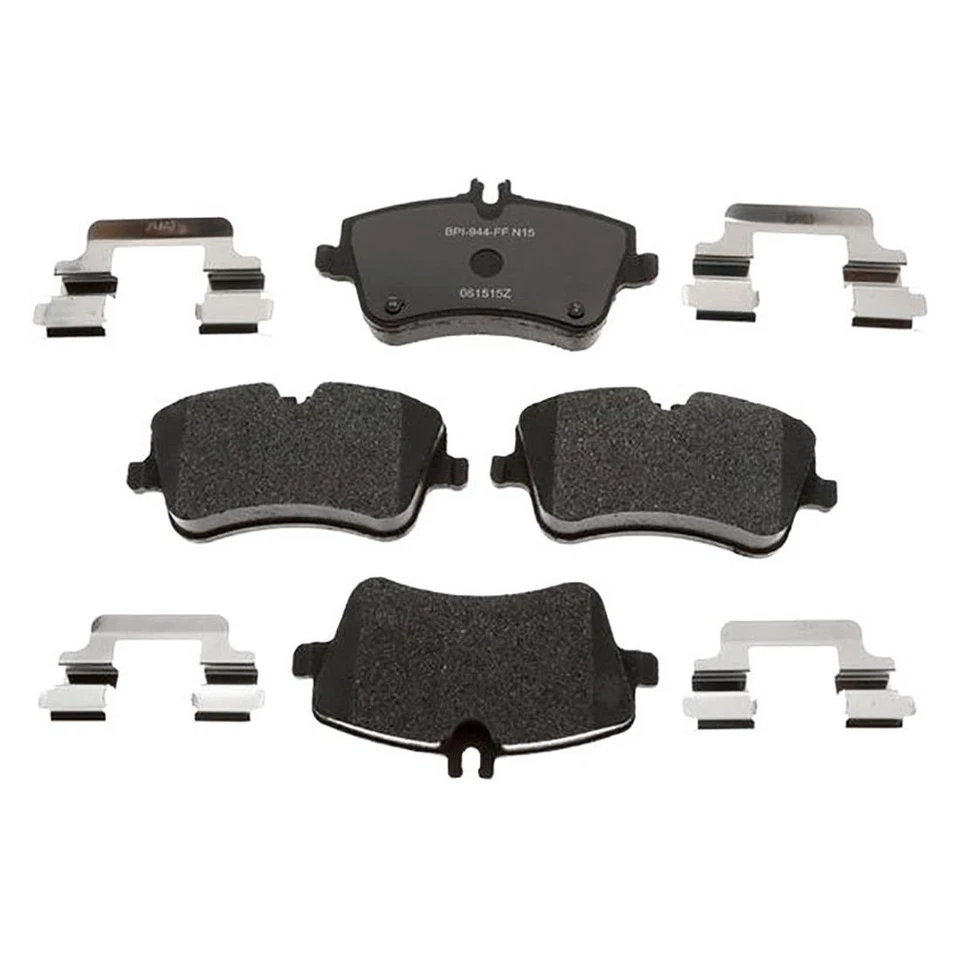 Rotores de freno delanteros traseros y pastillas de freno metálicas para Mercedes-Benz SLK280 2007-2008 Foto 3 de 4