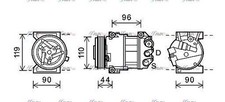 Compresseur climatisation Fiat