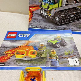 Lego City 60122 Volcano Caterpillar and others