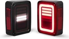 Upgraded Led Jk Tail Lights Compatible With 2007-2018 Jeep Wrangler Jk Smoked R