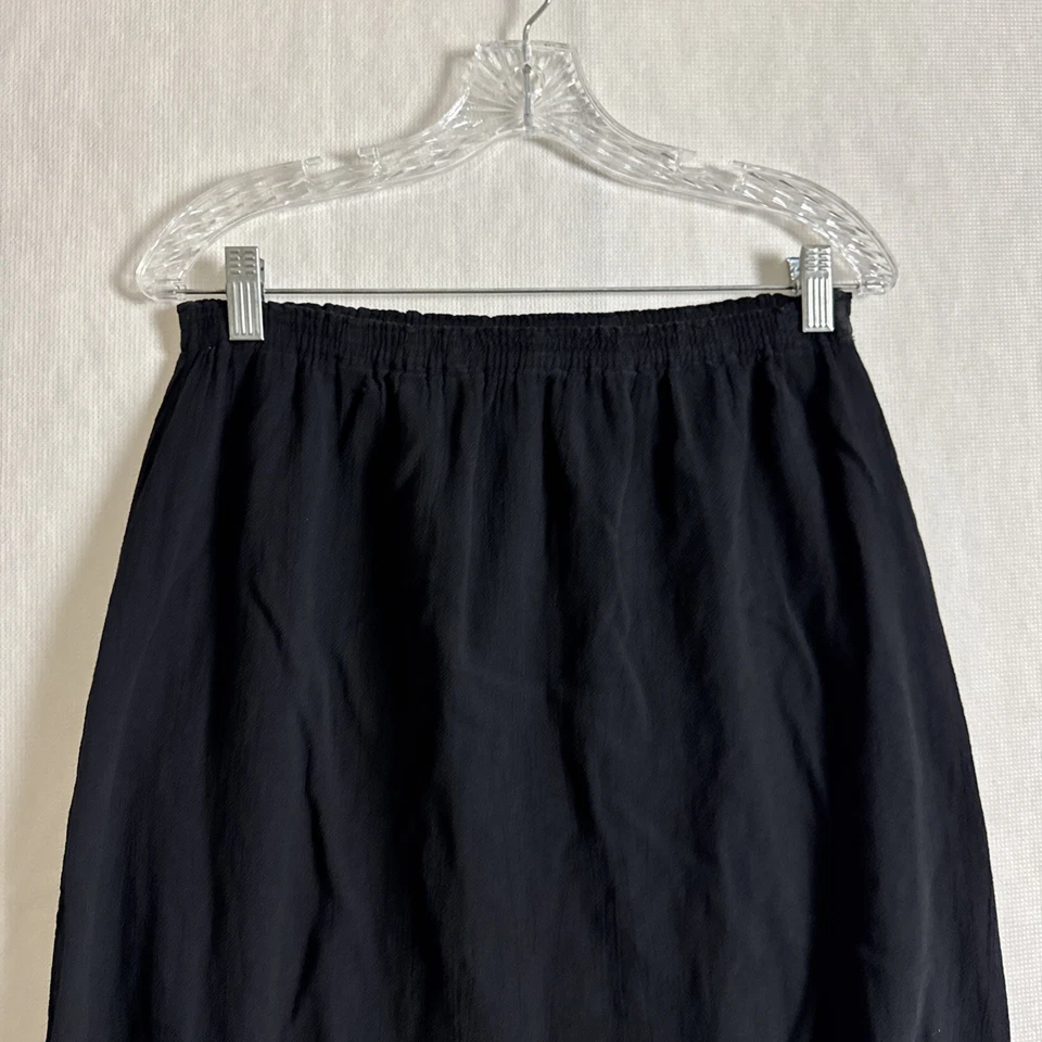 Maxi falda para mujer Oh My Gauze talla 1 negra de algodón Lagenlook Foto 3 de 4