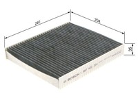 Neu - Bosch 1987432304 Filter, Innenraumluft FüR Cadillac Chevrolet Opel Saab