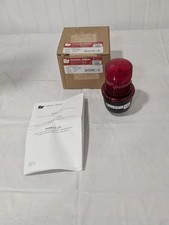 Federal Signal Low Profile Mini Strobe Light Red Pipe Mount 120vac Lp3p-120r
