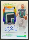 2022 Flawless Cal Raleigh Rookie Patch Auto Gold Rookie RC #8/10 Mariners