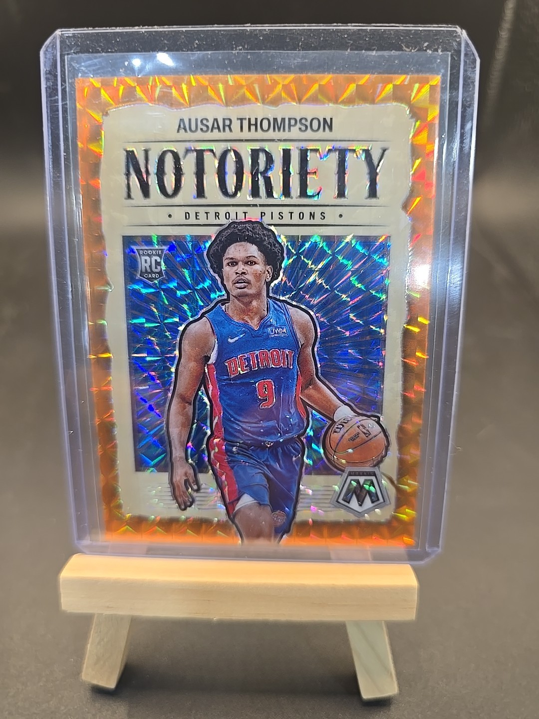 2023 Panini Mosaic - Notoriety Ausar Thompson Orange Mosaic Orange /49 Rookie S