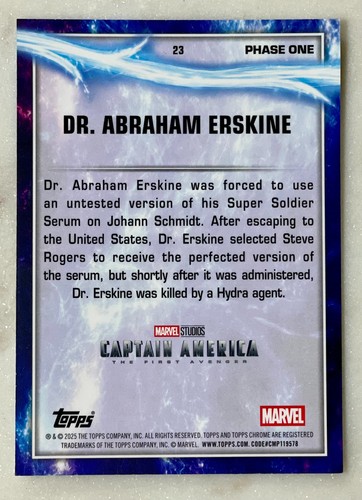 2025 Topps Marvel Studios Chrome Pick Your Own Card And Complete Your Set #1-200 - 第 29/241 張圖片