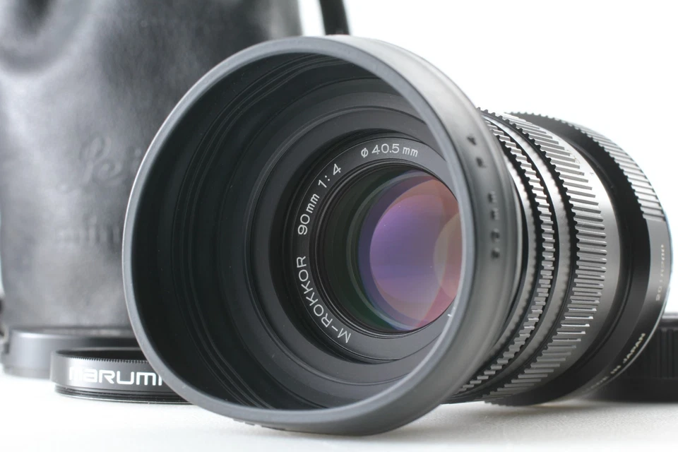 [ TOP MINT w/Hood ] Minolta M ROKKOR 90mm f/4 Lens Leica M for CL CLE from japan - Image 4 of 4