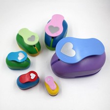 DIY Scrapbook Hole Puncher Heart/Star Shaped Hole Paper Cutter  Gift
