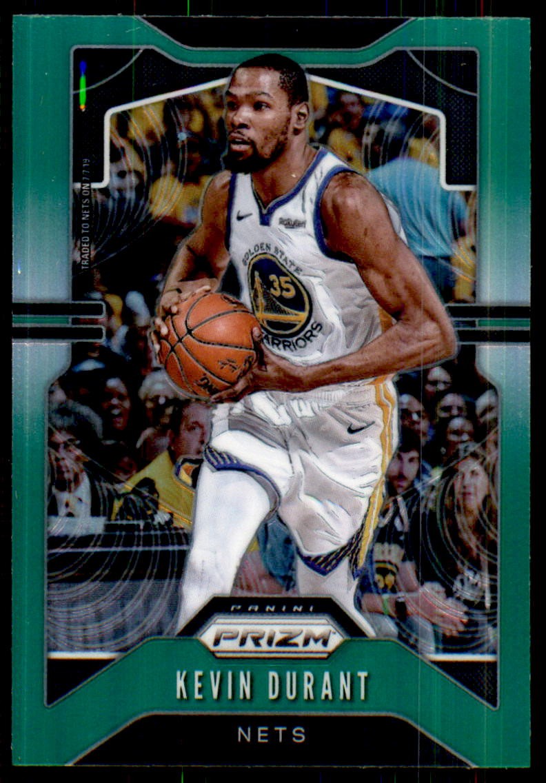 2019-20 Panini Prizm #210 Kevin Durant Prizms Green