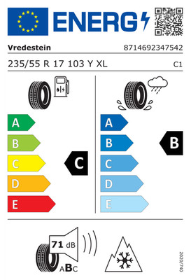 Étiquette pneumatique