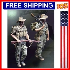 1/35 Scale DieCast Resin Figure Model Kit WWII British Special Forces (Myanma...