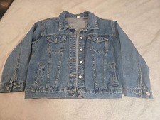 Jeans Jean Jacket Button Women's Medium