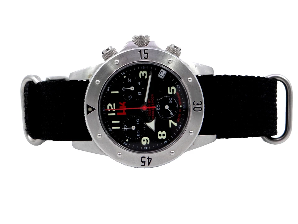 Heckler & Koch Chronograph Militär Tactical Herren Armbanduhr Watch Ø 40 mm - Bild 1 von 4