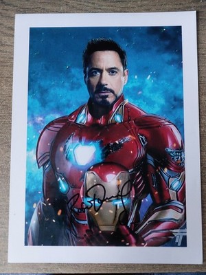 ROBERT DOWNEY JR Autogramm - Foto - Marvel Iron Man Avengers Hollywood Rar
