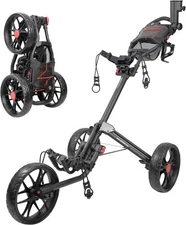 Caddylite 15.3 V2 Golf Push Cart, Deluxe Quad-Fold, Lightweight, 3 Colors