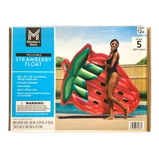Member's Mark Oversized Inflatable Strawberry Float, Over 5' Long