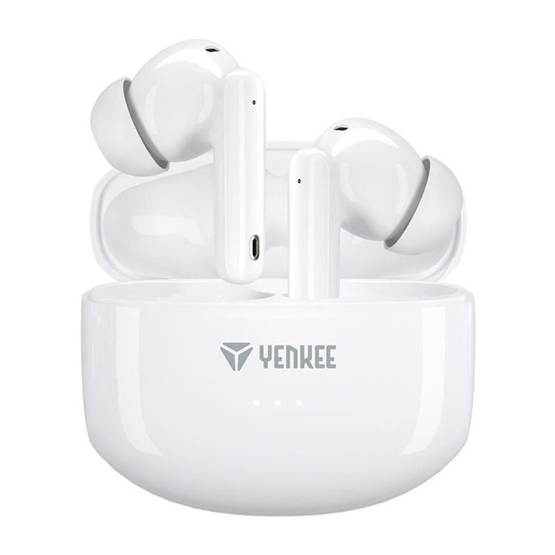 Écouteurs sans fil rechargeable TWS HARMON Yenkee YHP 08BT ANC oreillettes Bluetooth