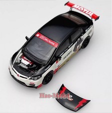 MH 1/64 Honda Civic FD2 Mugen RR Car Model Alloy Diecast Display Gifts White