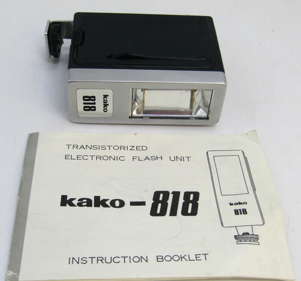 复古 -KAKO-818 晶体管电子闪光灯单元 - 和说明 - 二手 — 第 4/4 张图片