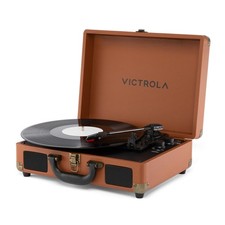 Bluetooth Record Player Suitcase 3 Speed Turntable Black Victrola Journey 2025