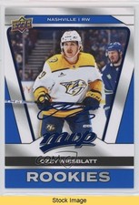 2025-26 Upper Deck MVP SP Rookies Blue Script Ozzy Wiesblatt #221 READ 0u20